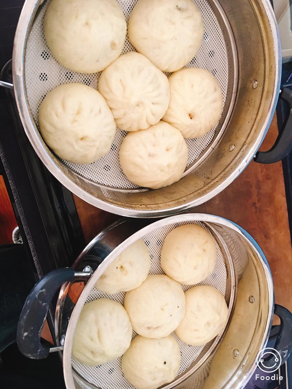 胡萝卜木耳鸡蛋素包子