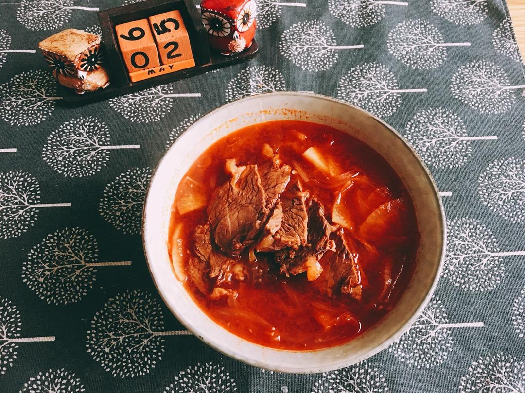 韩式辣牛肉汤【曼食慢语】