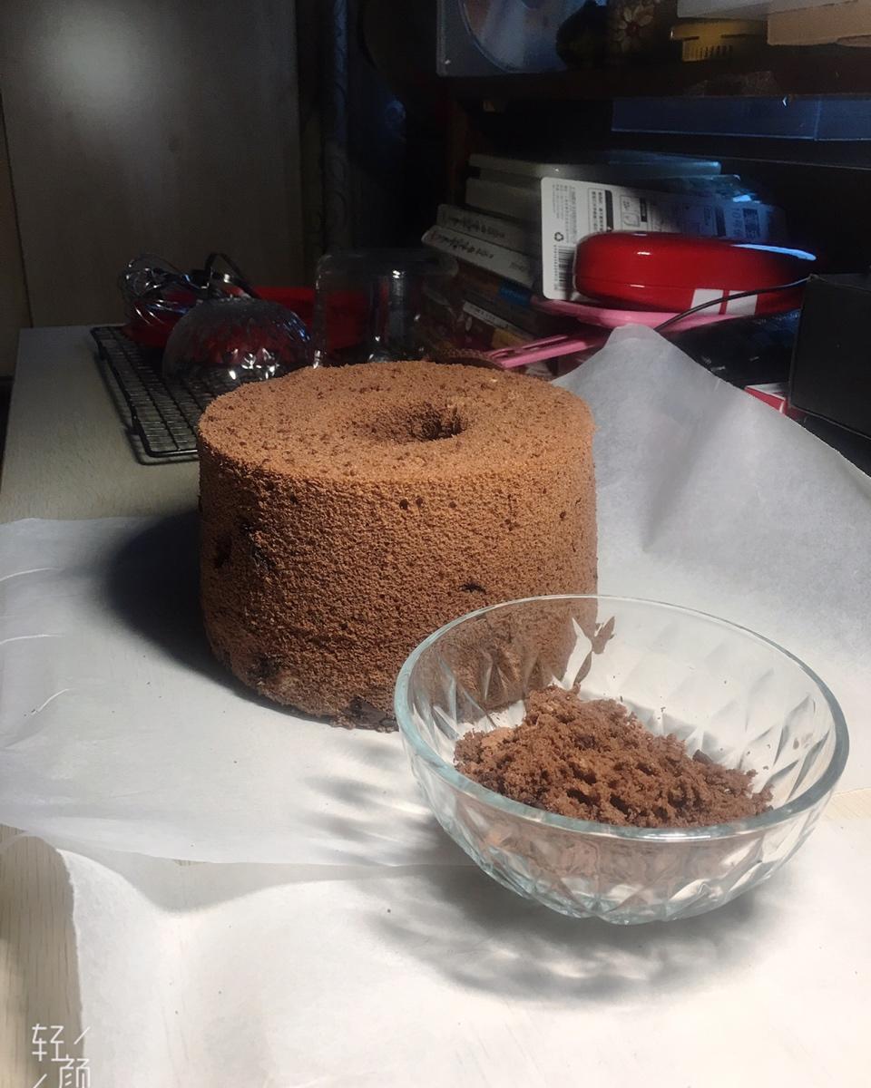 不消泡的巧克力戚风