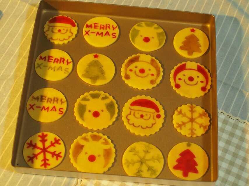 圣诞印花饼干