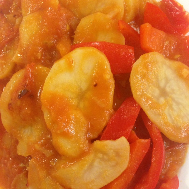 青椒番茄土豆片