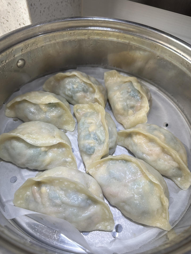圆白菜猪肉蒸饺（烫面蒸饺）