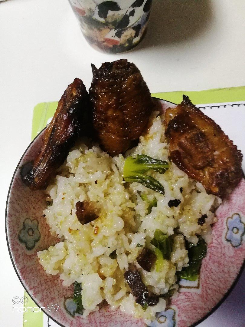 电饭煲咸肉菜饭