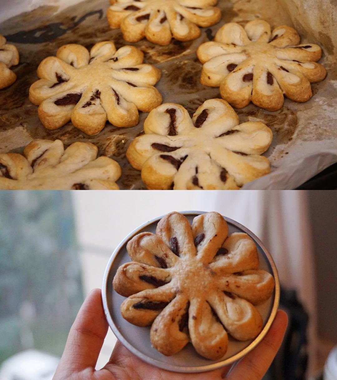 枣花酥，枣泥菊花酥