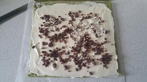 抹茶红豆蛋糕卷的做法 步骤16