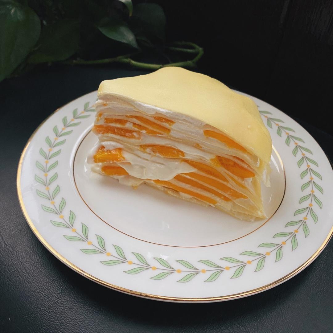 芒果千层蛋糕，100%成功告别煎皮无能