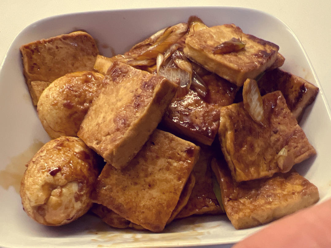家常葱烧豆腐