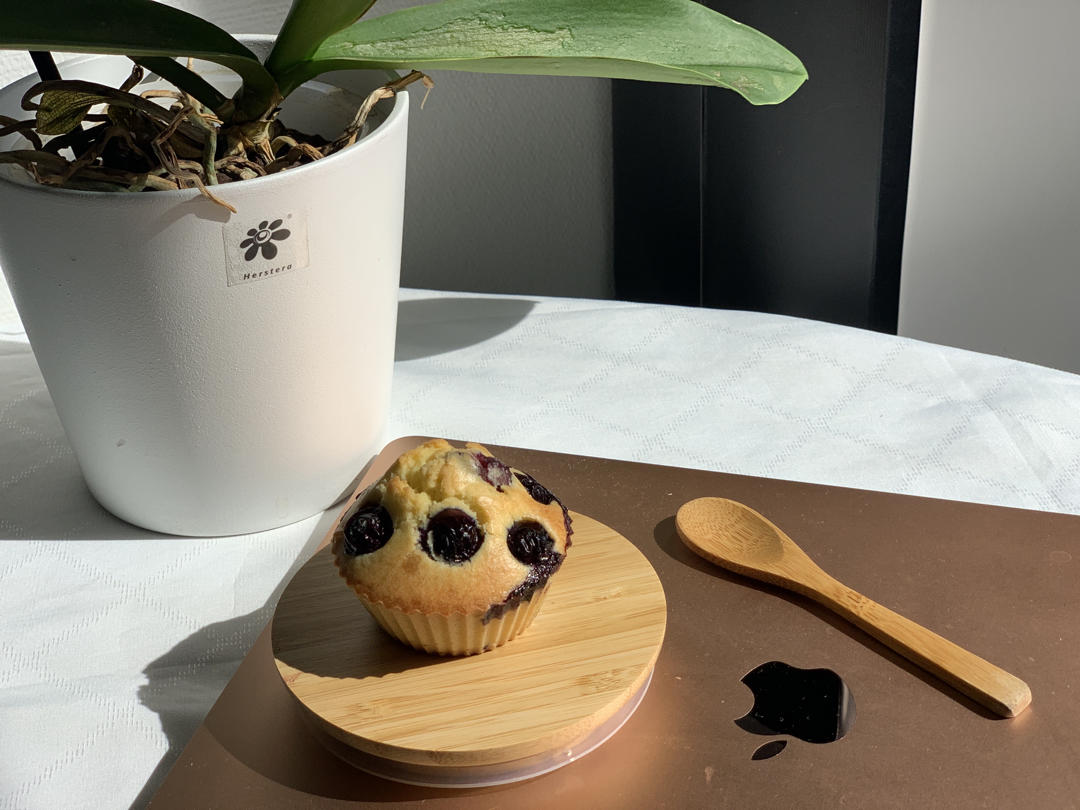 会爆浆的蓝莓玛芬蛋糕