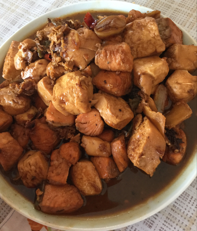 三文鱼炖豆腐