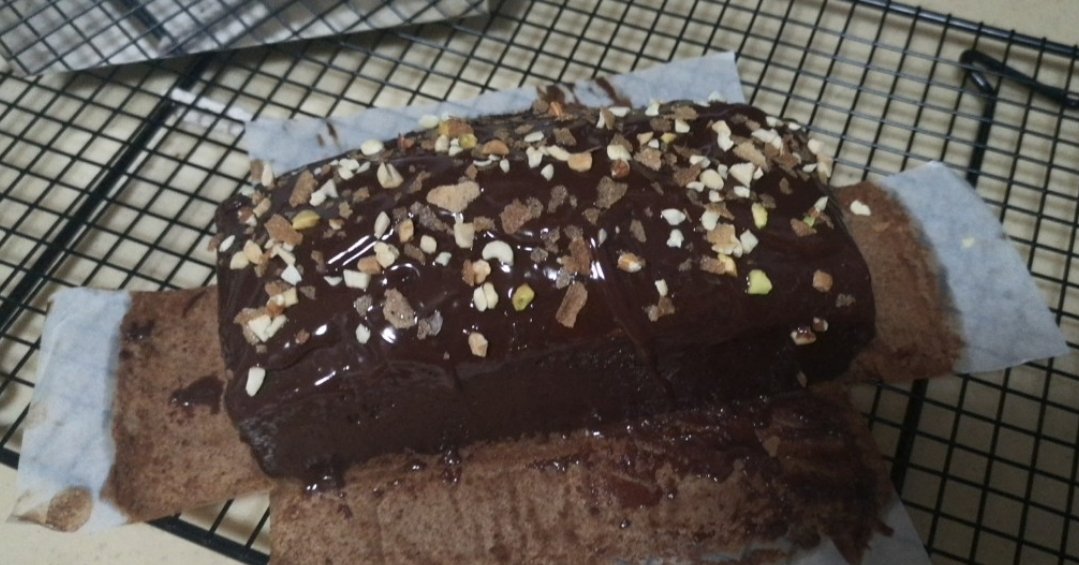（消耗淡奶油）巧克力米粉磅蛋糕