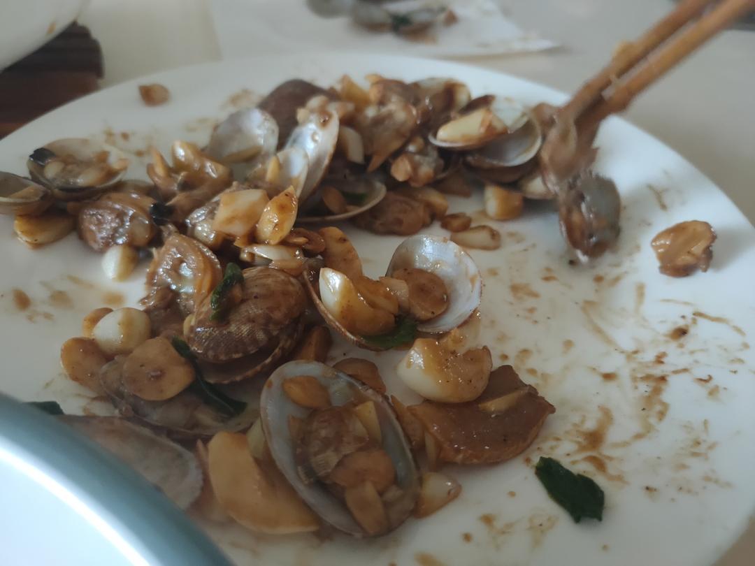 爆炒花甲