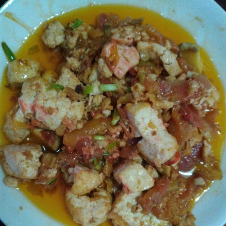 番茄烧豆腐
