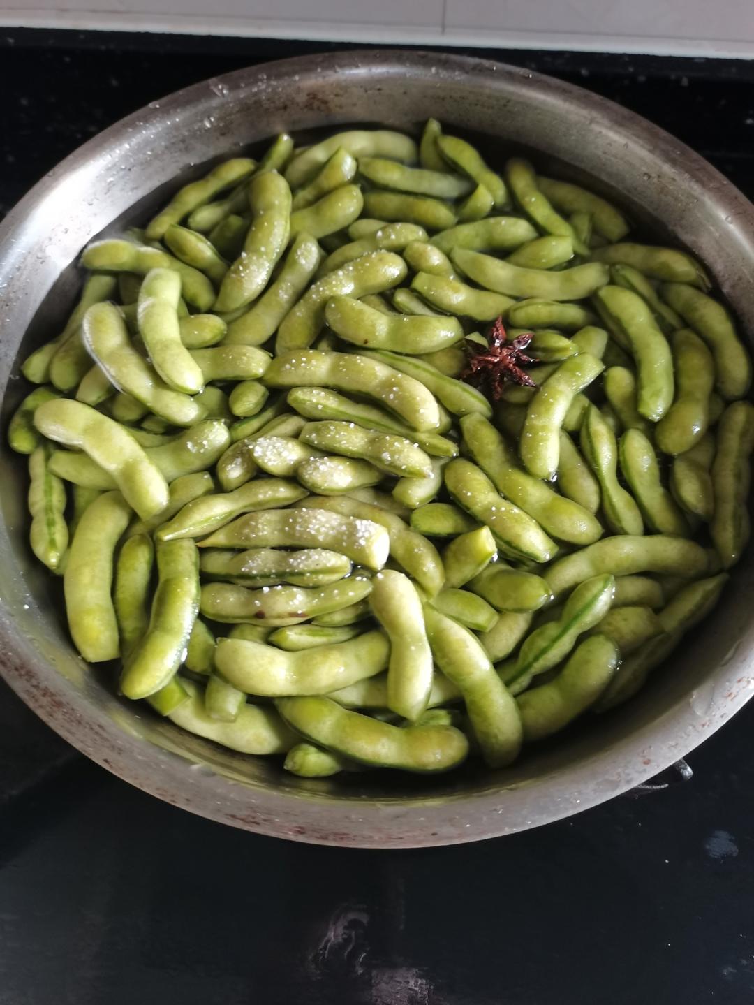 张姐-盐水毛豆（简单快捷下酒菜）