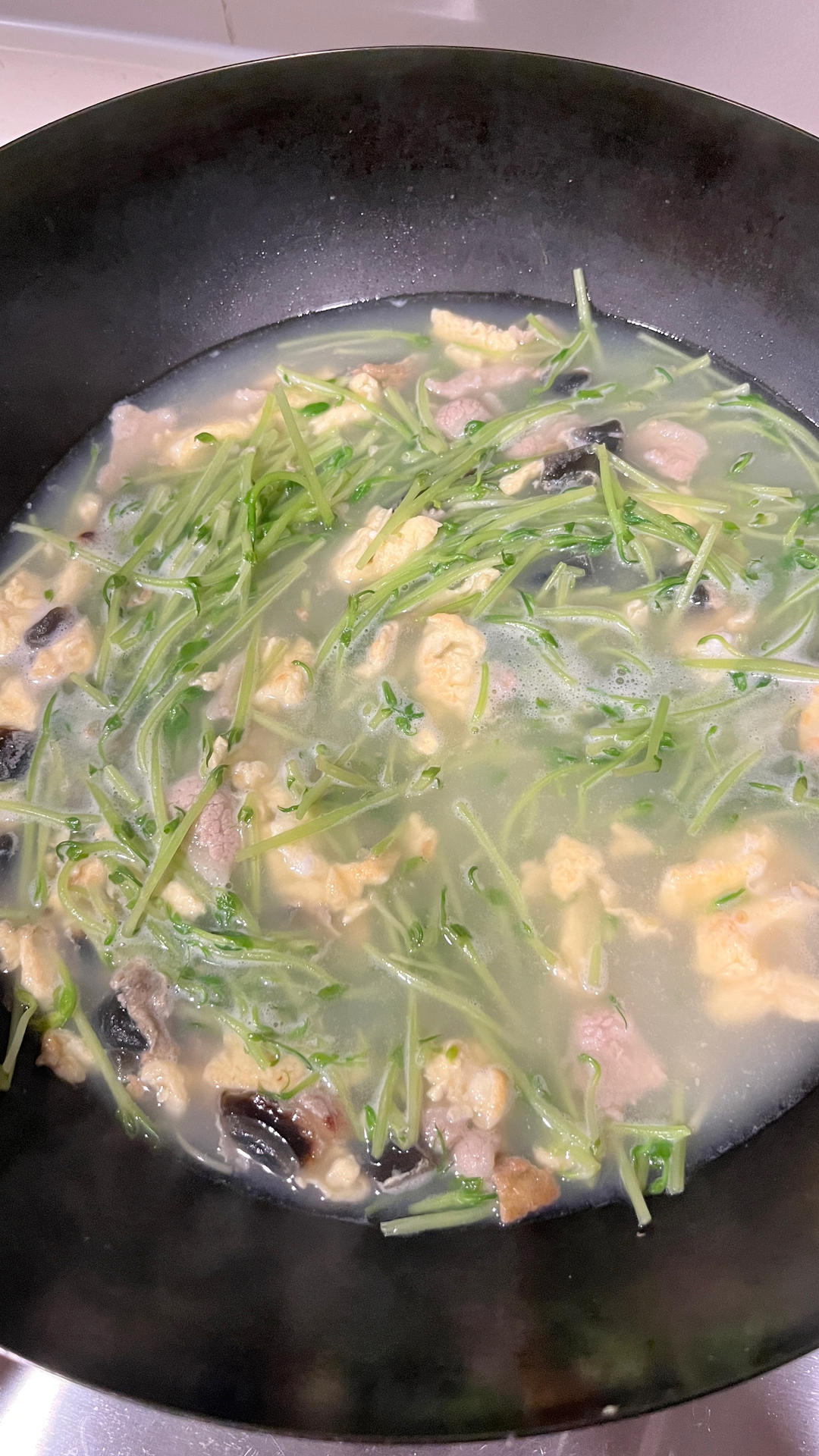 上汤豆苗