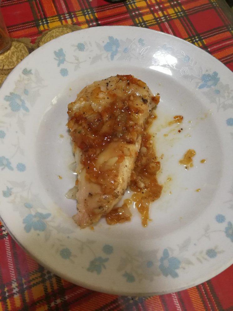 酷炫屌炸天好吃的煎鸡胸肉（香蒜蜂蜜煎鸡胸肉）