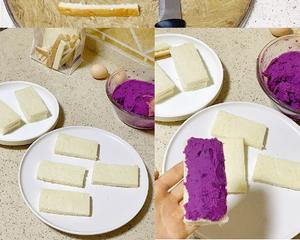 无油、无糖超美味【紫薯燕麦西多士】的做法 步骤7