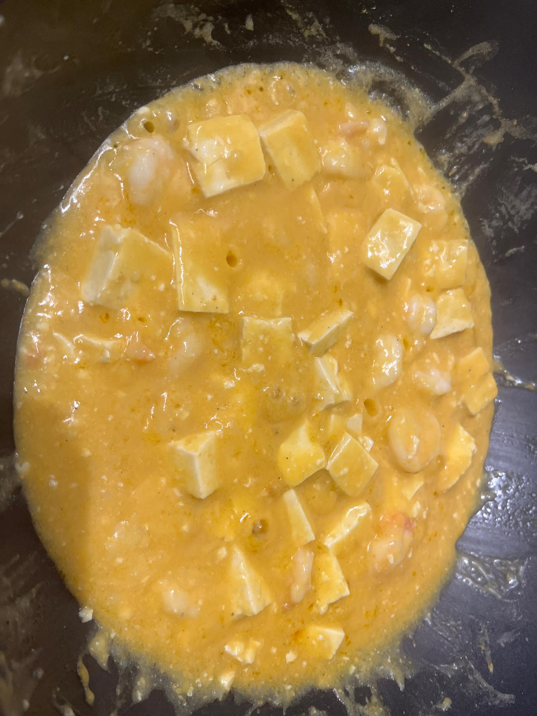 金沙豆腐虾仁/咸蛋黄豆腐虾仁