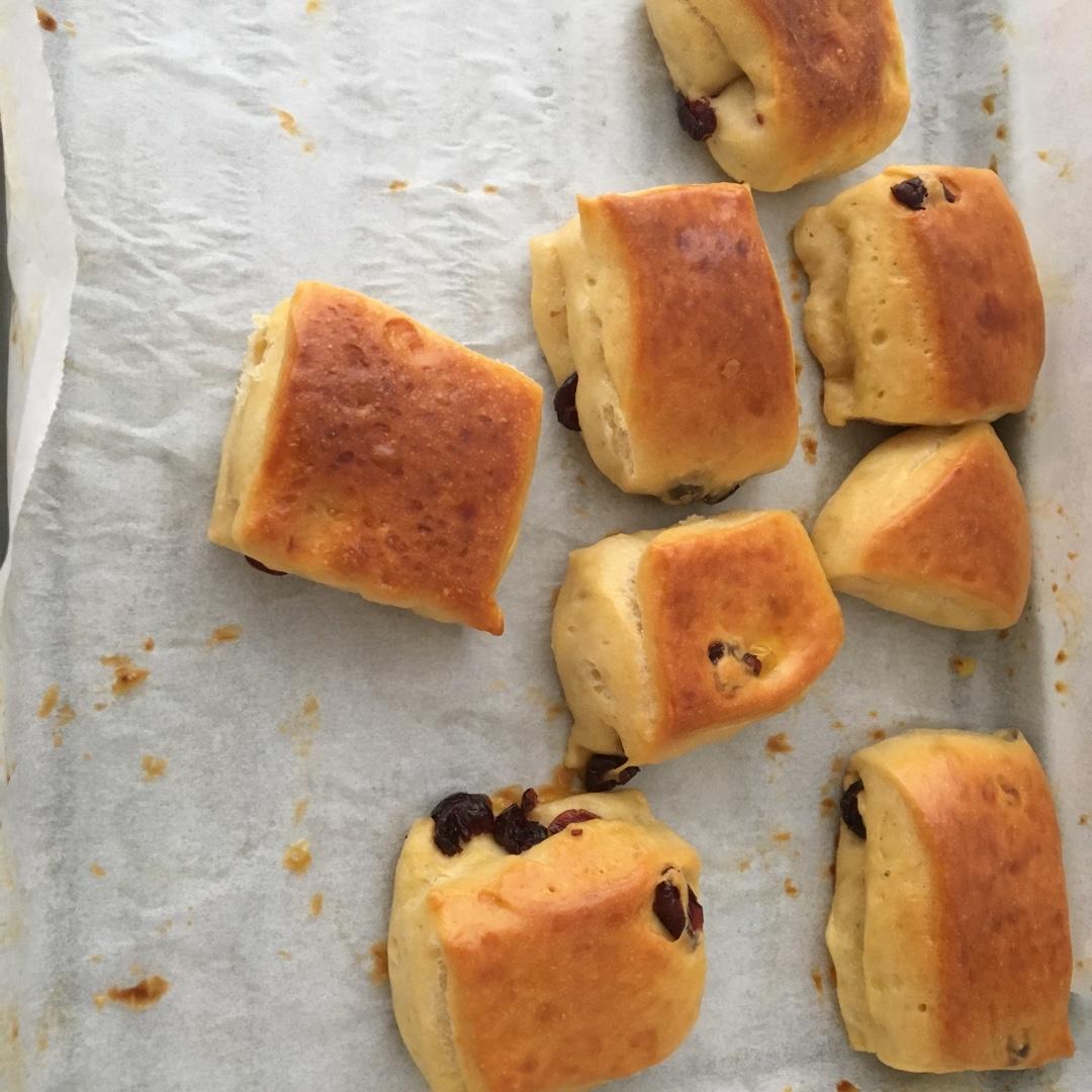 蔓越莓优格小面包块