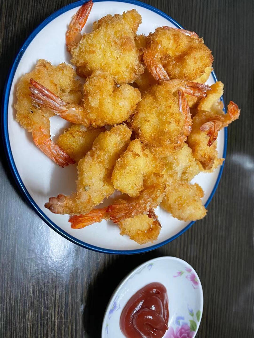 酥炸凤尾虾