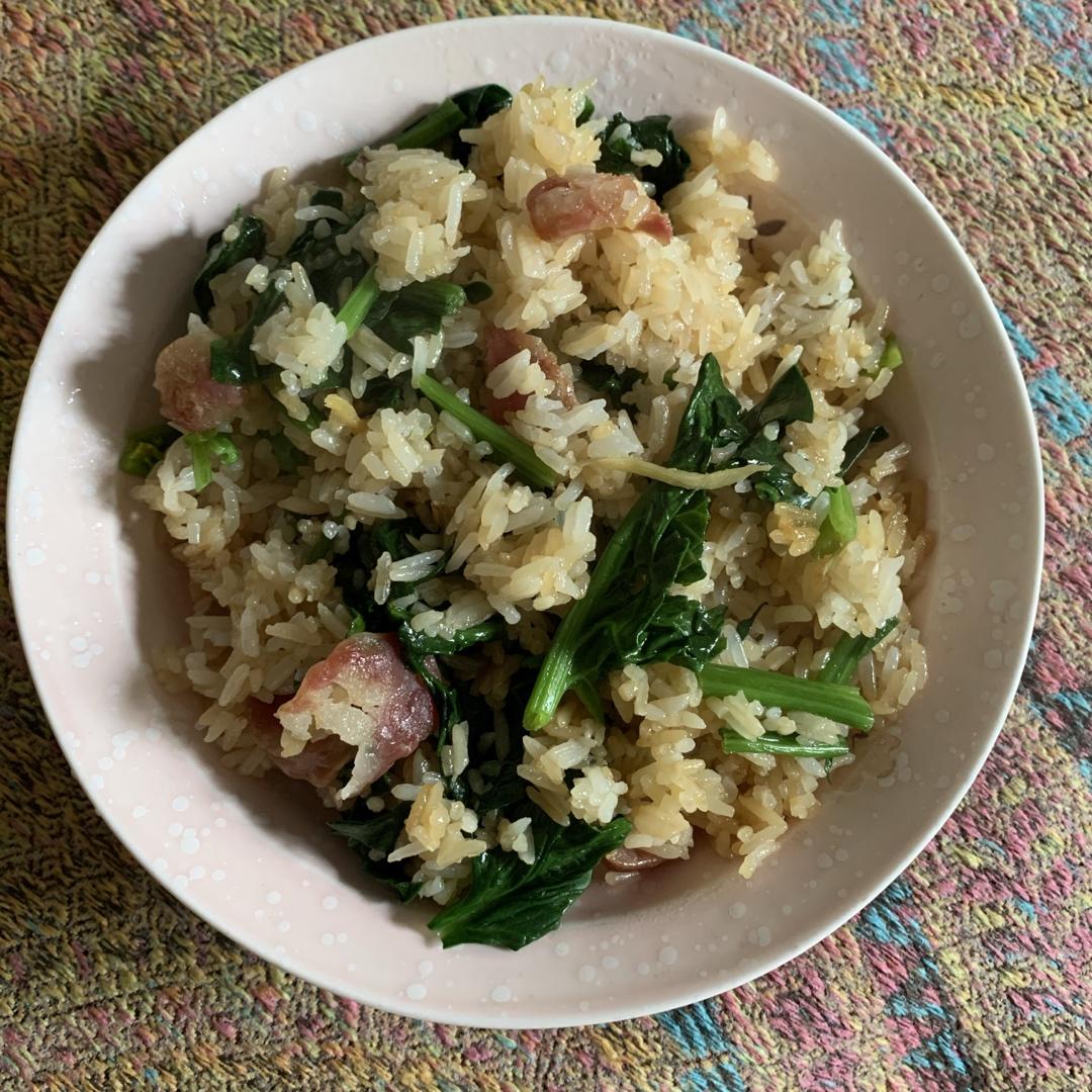 爆好吃的无敌腊肠炒饭