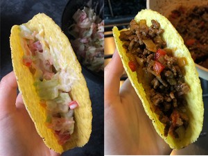 经典墨西哥牛肉塔可Taco Tuesday٩˃̶͈̀௰˂̶͈́و｜夏日轻食#Healthymeals#的做法 步骤10