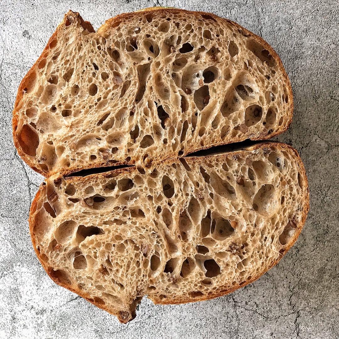 欧包切面组织气孔