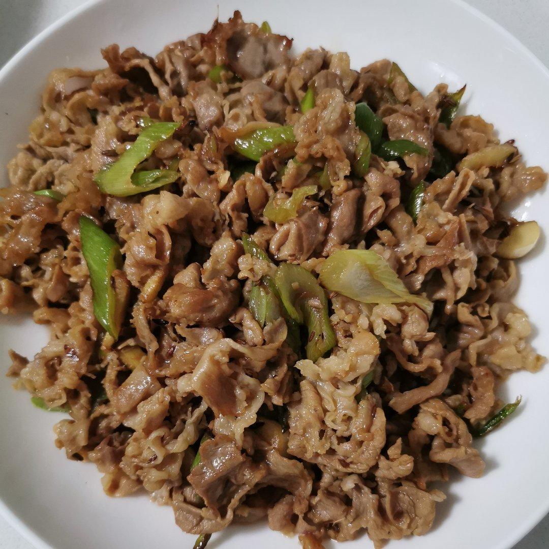 葱爆羊肉（8分钟让你做一道大菜