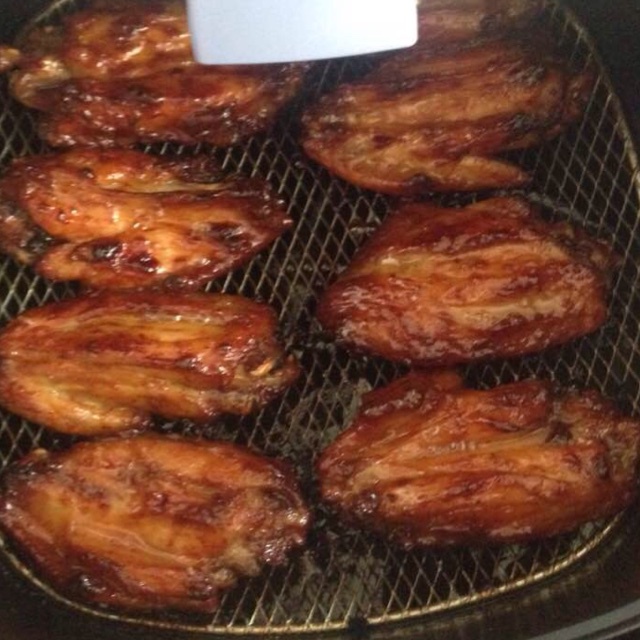 空气炸锅の蜜汁鸡翅