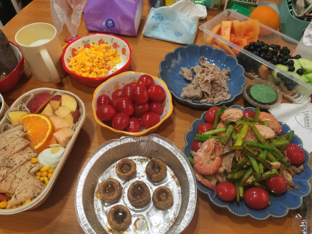 终极懒人减脂餐 空气炸锅烤蔬菜