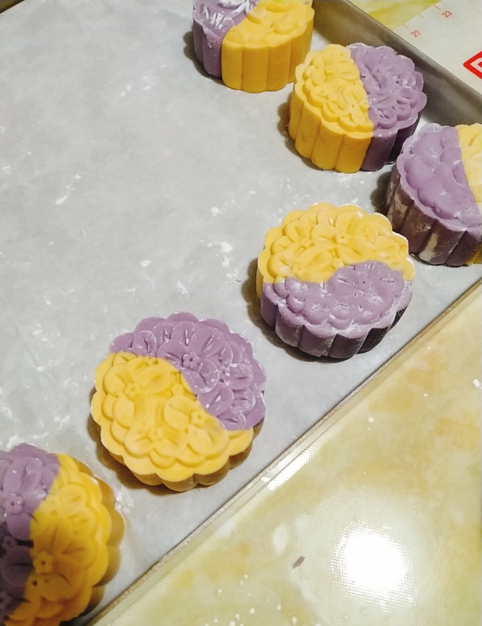 双色紫薯南瓜糯米糕(分享两种做法)的做法 步骤15