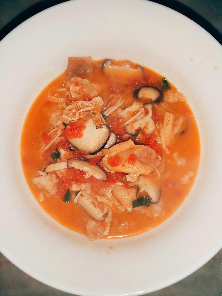 番茄肥牛金针菇