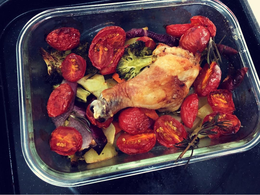 法式香料烤鸡腿