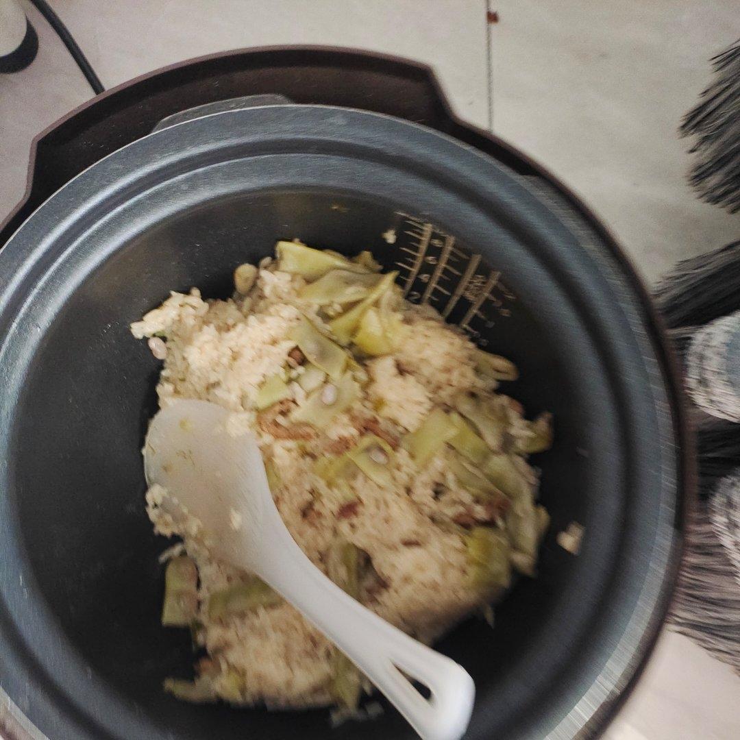 豆角焖饭
