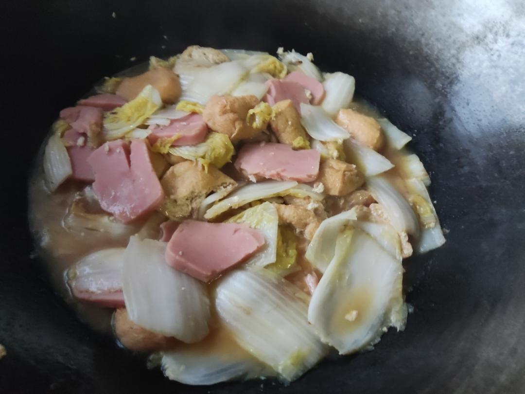 好吃到连汤汁都不剩的白菜焖豆泡，给肉都不换