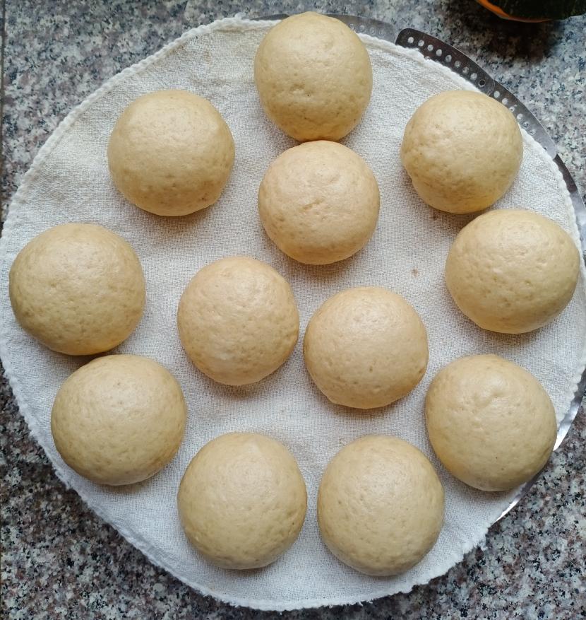 100%全麦呛面馒头