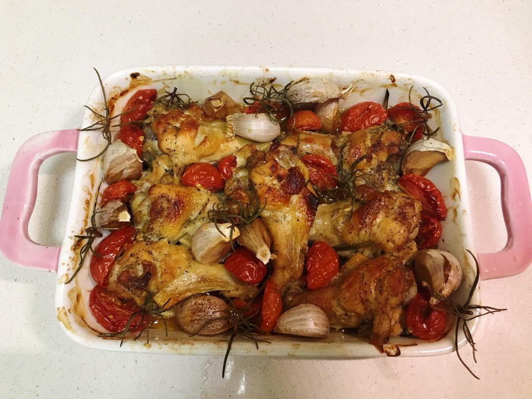 超详细 入味马杀鸡迷迭香烤鸡腿（翅）宴客必备