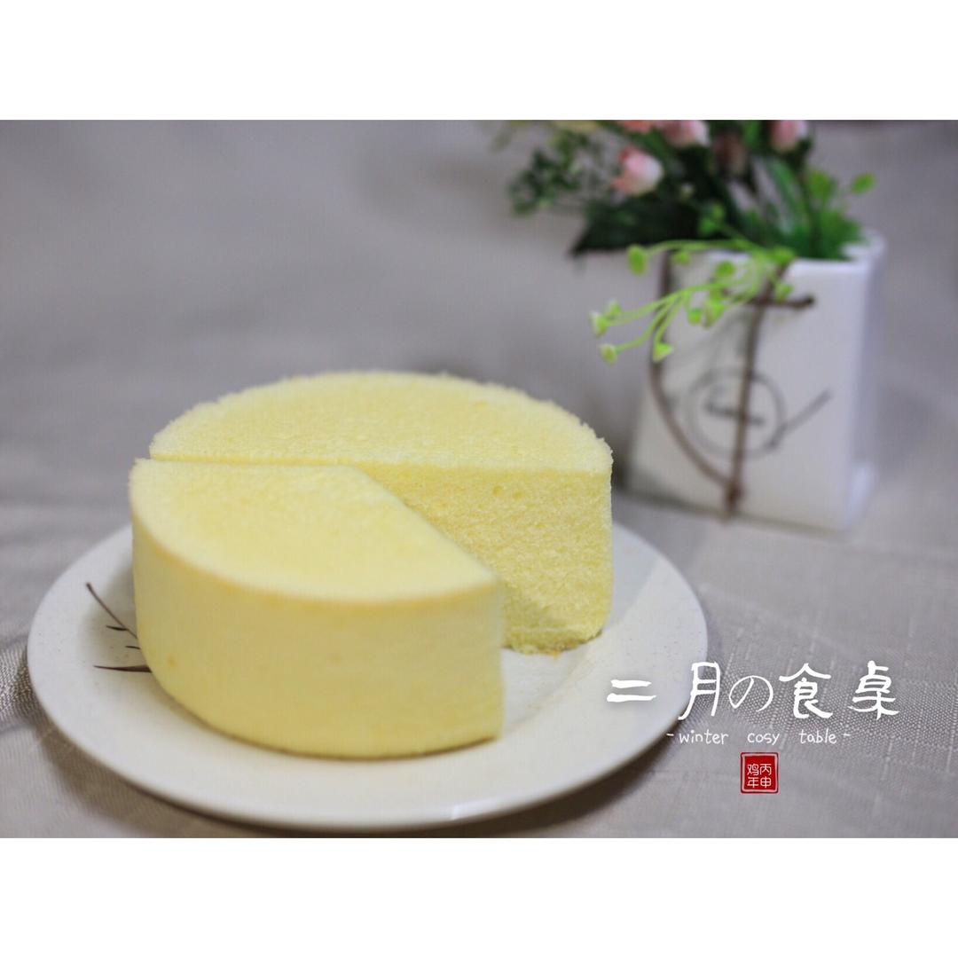 6寸戚风蛋糕（2蛋）