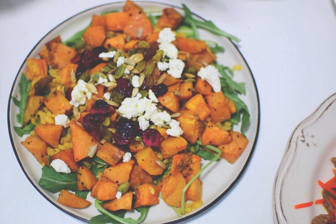兰度豆烤甜薯配菲达奶酪【食材包操作说明】
