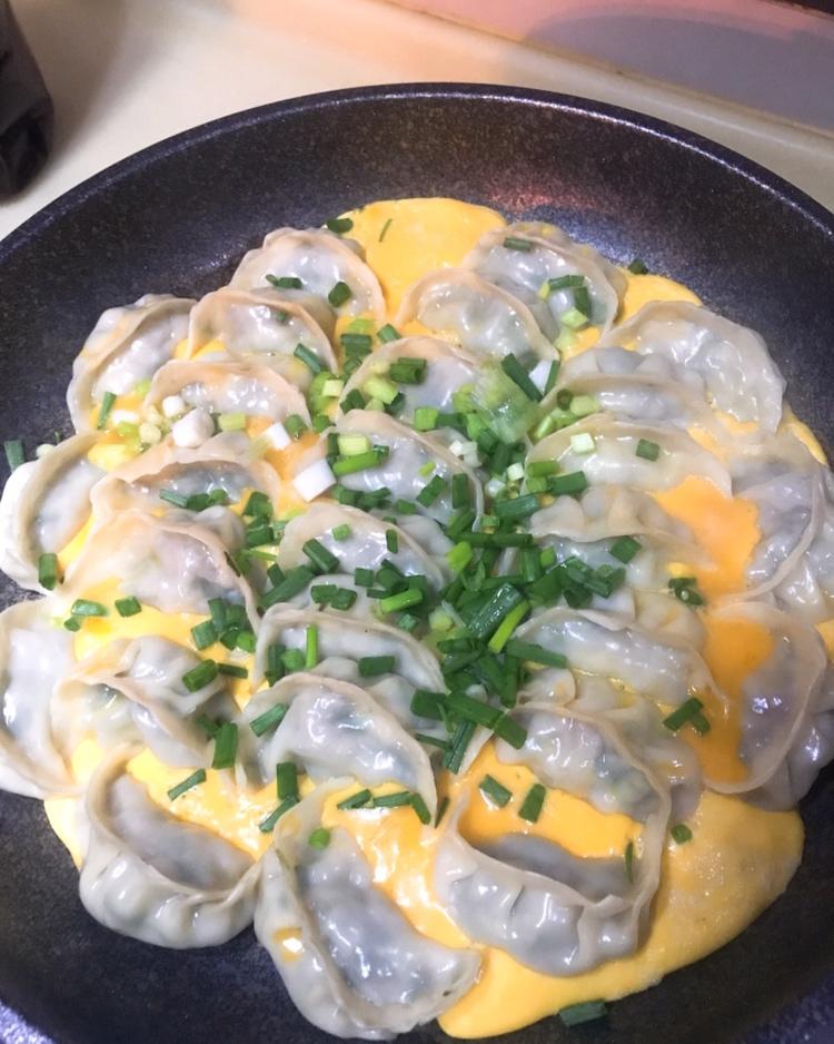 懒人快手抱蛋煎饺