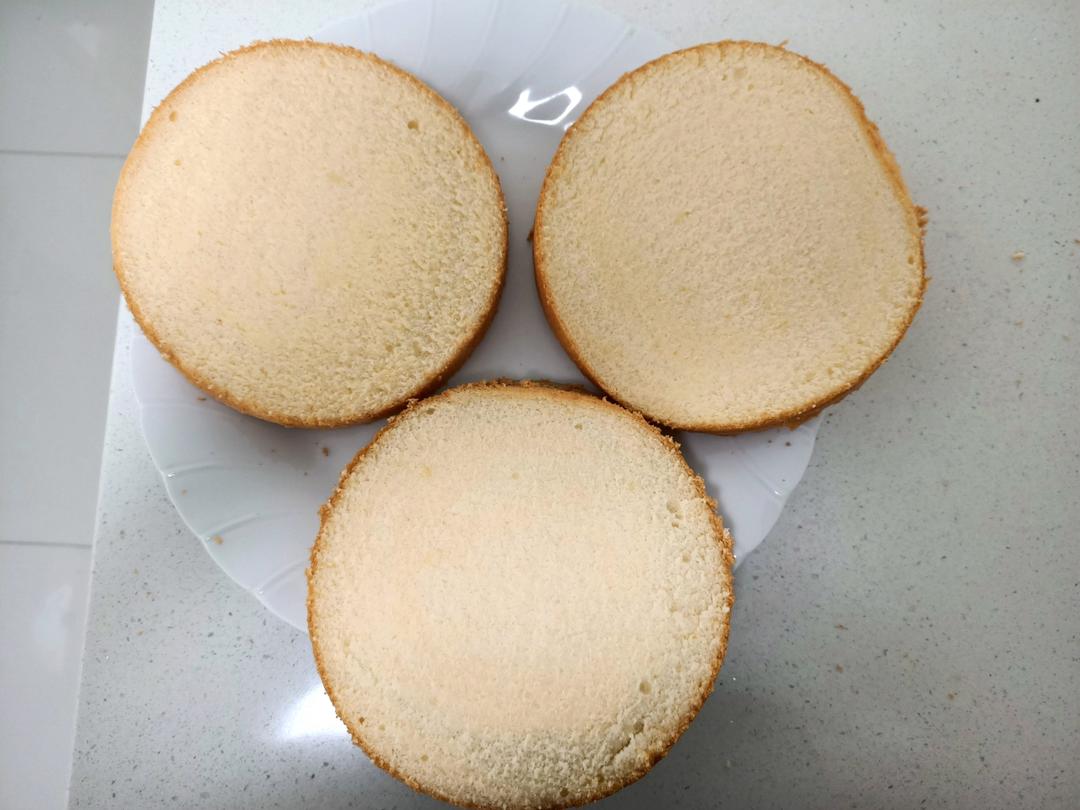 超柔软6寸戚风蛋糕(附8寸配方)零失败 超详细‼️含操作视频