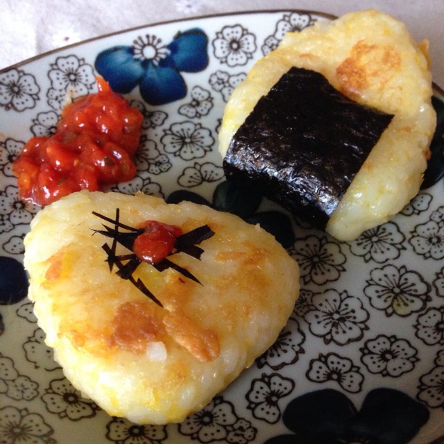 芝士蛋煎饭团