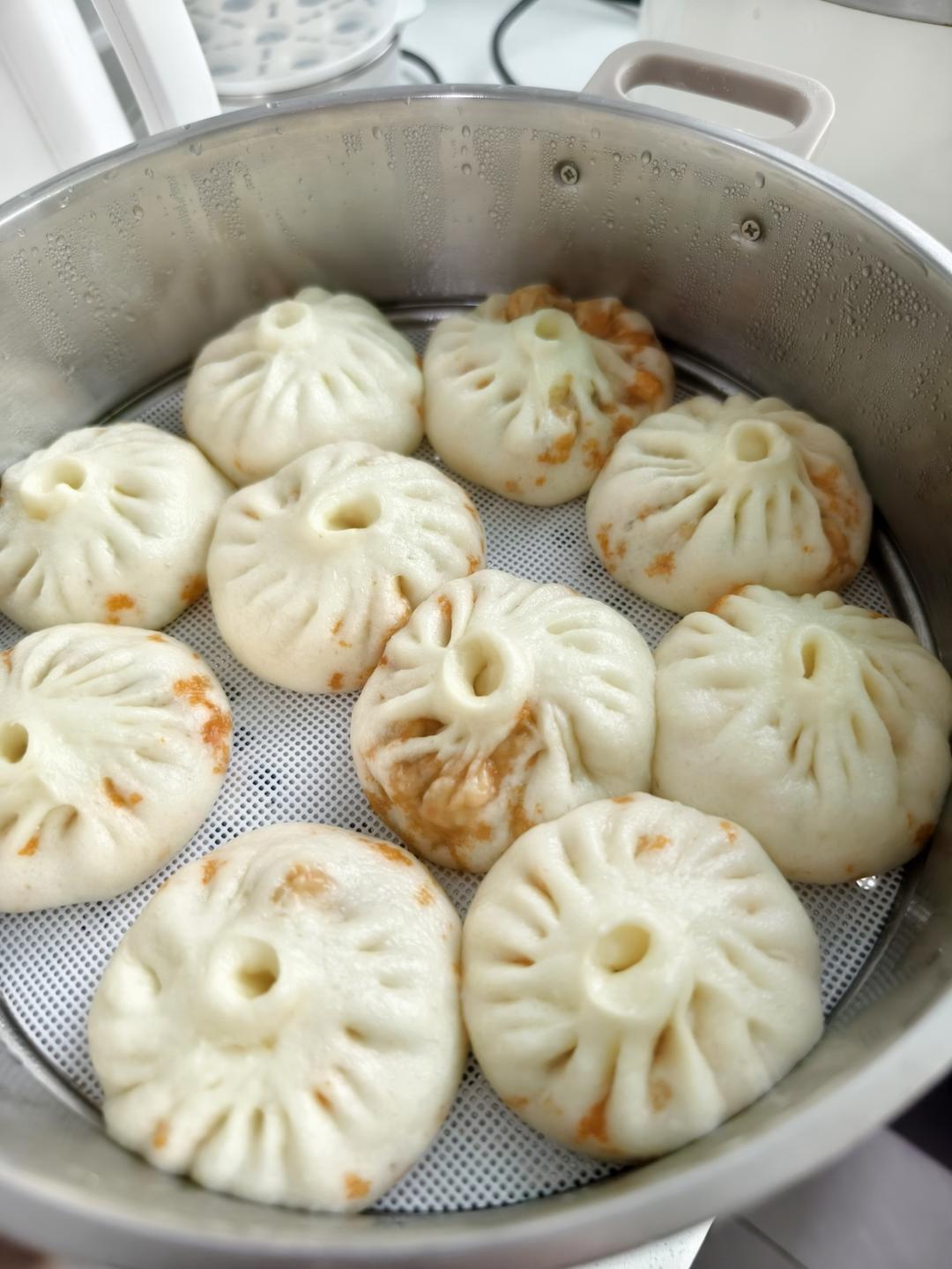 一次发酵的香辣豆腐包子