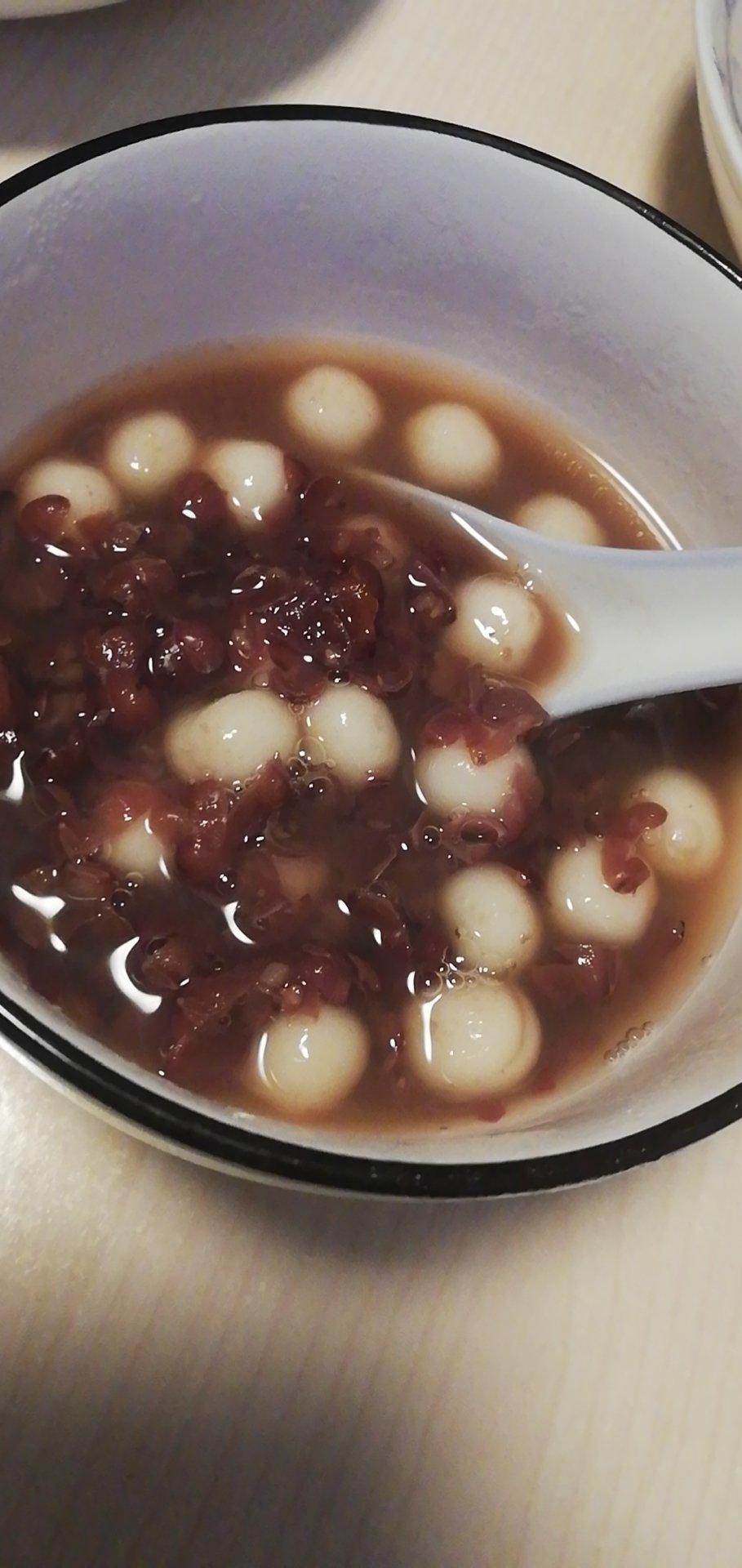 j橙做的超治愈的赤豆小圆子