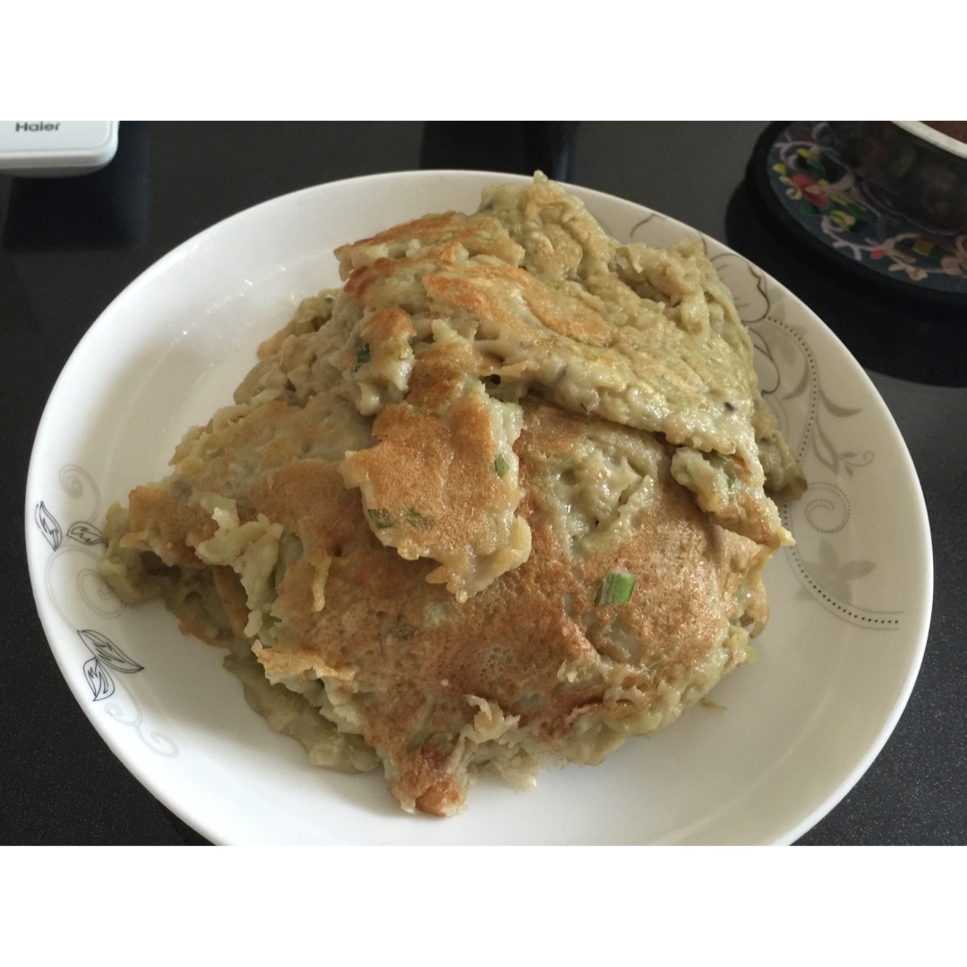 茄子面糊饼