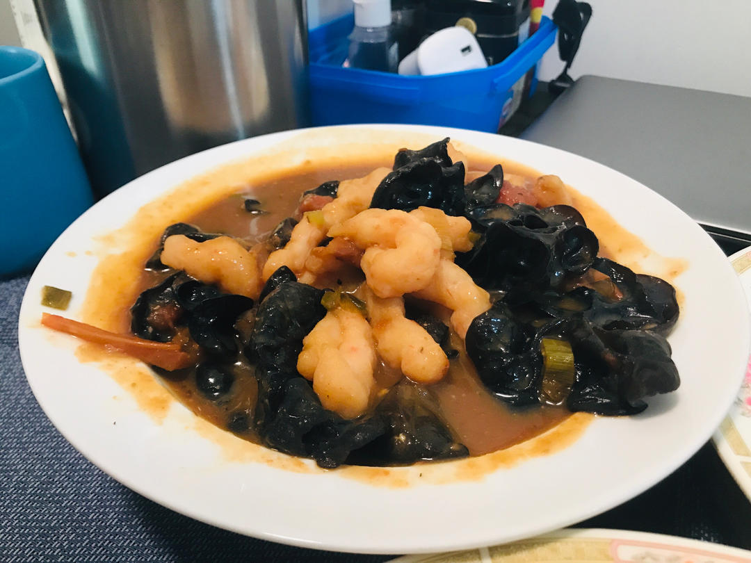番茄虾滑