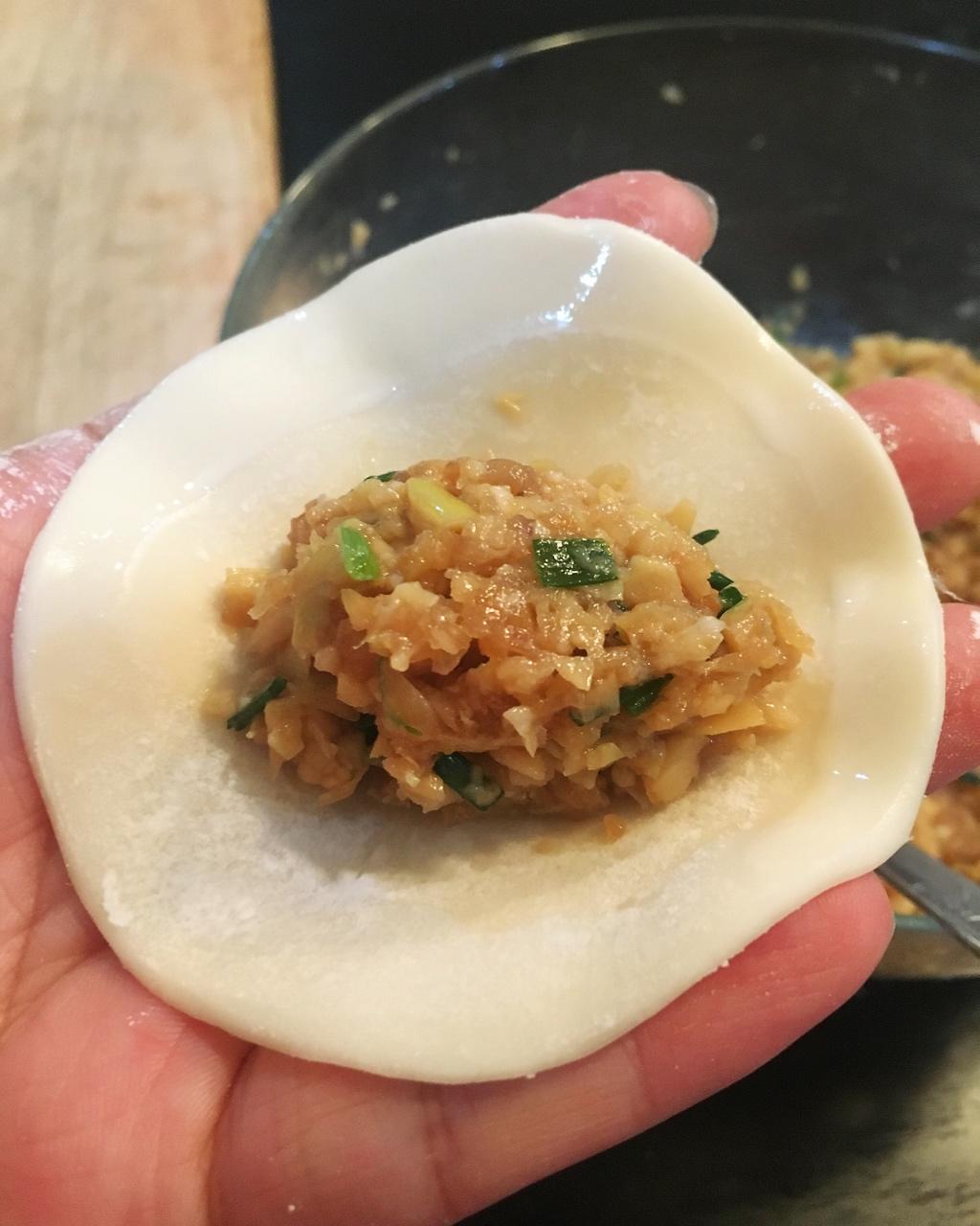 春笋猪肉虾仁饺子