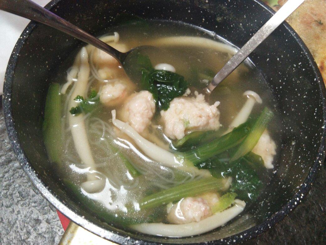 不加粉的Q弹虾滑