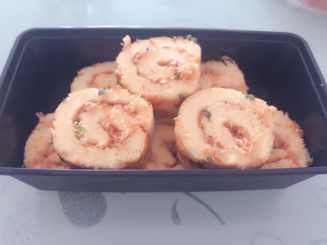 香葱肉松蛋糕卷这样做‼️满屋飘香（小视频食谱）