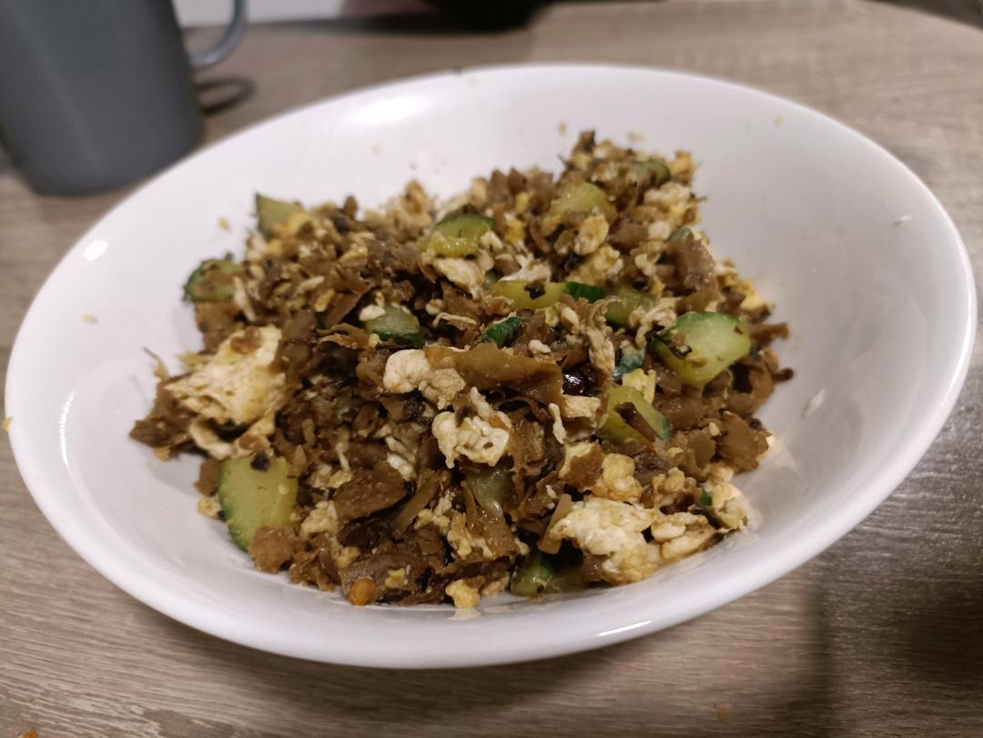 鸡蛋炒外婆菜(下饭菜)