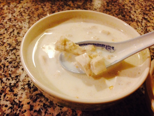 yume小梦酱做的芋头燕麦牛奶粥